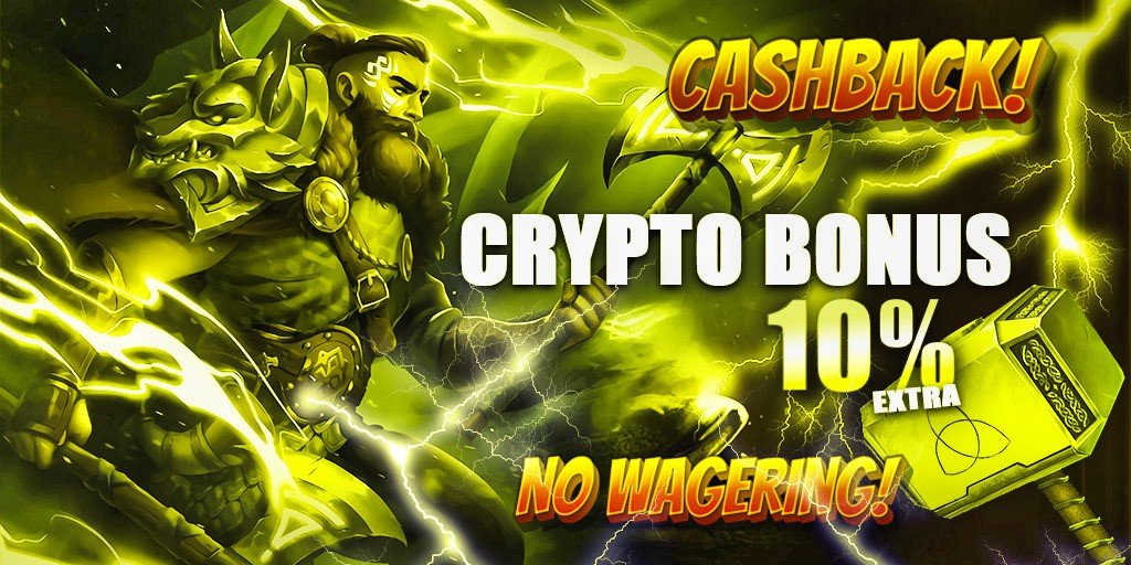 10% Crypto Cashback at Thor Casino